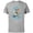 Athletic Heather, variant on Disney Donald Duck Sportsman Father's Day - Short Sleeve Cotton T-Shirt for Adults - Customized-White