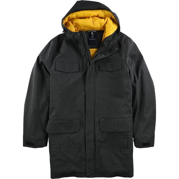 Nautica Mens Herringbone Jacket, Grey, XX-Large