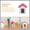 thumbnail image 3 of Mini Doghouse Hood House House Mini Casa de muñecas Accesorios Muebles de madera, 3 of 6