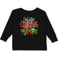 thumbnail image 3 of Inktastic Merry Christmas Boys or Girls Long Sleeve Toddler T-Shirt, 3 of 5