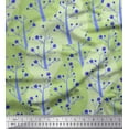thumbnail image 1 of Soimoi Green Cotton Duck Fabric Artistic Leaves Print Fabric by the Yard 42 Inch Wide, 1 of 1