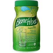 Benefiber Fiber Supplement Non-Thickening Powder, Sugar Free, Unflavored 17.60 oz (Pack of 4)
