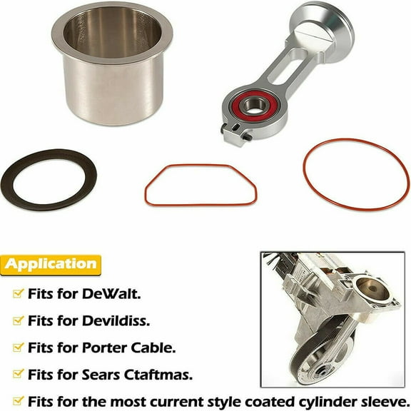 Connecting Rod Piston Ring Replacement Kit for Compressor KK-4835 KK-5081 A02743