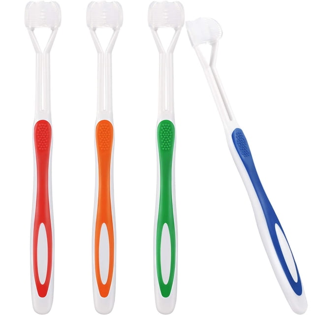 Cepillo de dientes Boao Three Sensory Autism Sensory Kids, 4 piezas