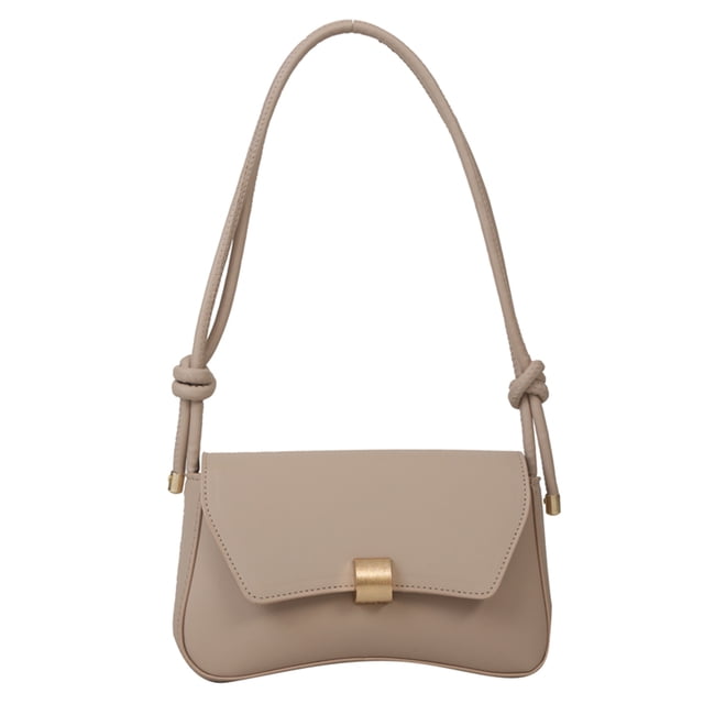Bolso Bandolera Con Hebilla Bloqueo Metal Con Personalidad Elegante para Mujer (caqui)