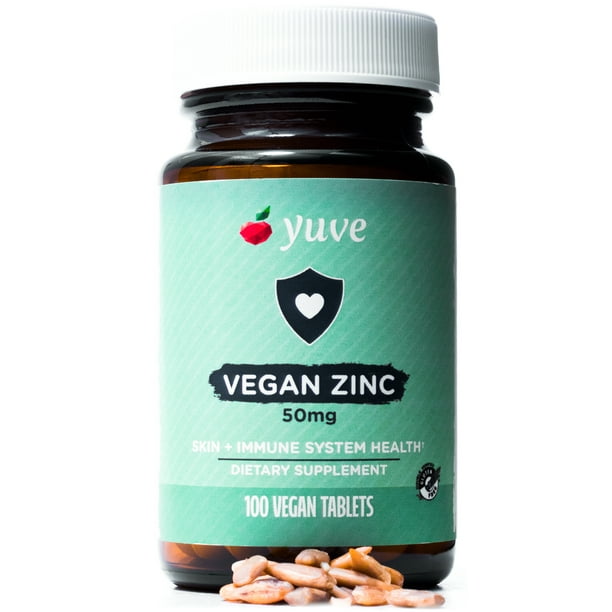 Yuve Vegan Zinc 50mg Boosts Your Immune System Fast Relief from