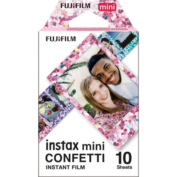 vijandigheid Geestig wandelen Fujifilm Instax Mini Film - Confetti (10 Exposures) - Walmart.com