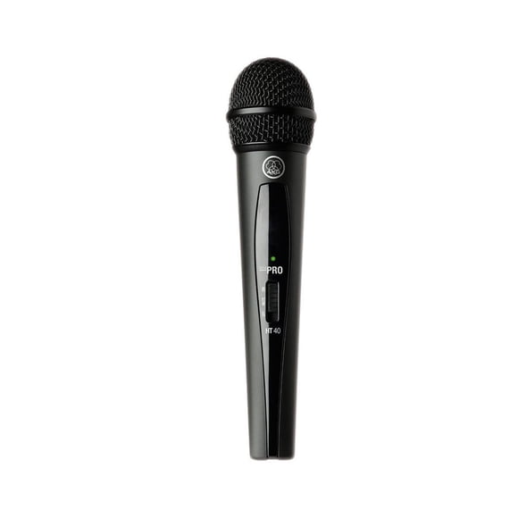 Sistema inalámbrico uhf transmisor mano dinámico AKG WMS40 MINI VOCAL SET BD ISM2 negro