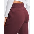 thumbnail image 3 of Pantalones CRZ YOGA Joggers para Mujer 76 cm Forro de Felpa Rojo Oscuro, 3 of 5