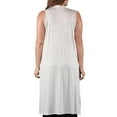 thumbnail image 2 of 24/7 Comfort Apparel Women's Plus Size Long Sleeveless Cardigan Vest, 2 of 4