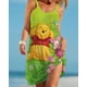 thumbnail image 5 of Disney-Vestido corto de Winnie the Pooh para mujer, traje Sexy con tirantes finos, Espalda descubierta, volantes, sin mangas, para playa y fiesta, Verano, 5 of 5
