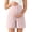 Pink, variant on Women Maternity Shorts Soft Loose High Waist Drawstring Pants Summer Casual Lightweight Pregnancy Trousers Dark Gray XL