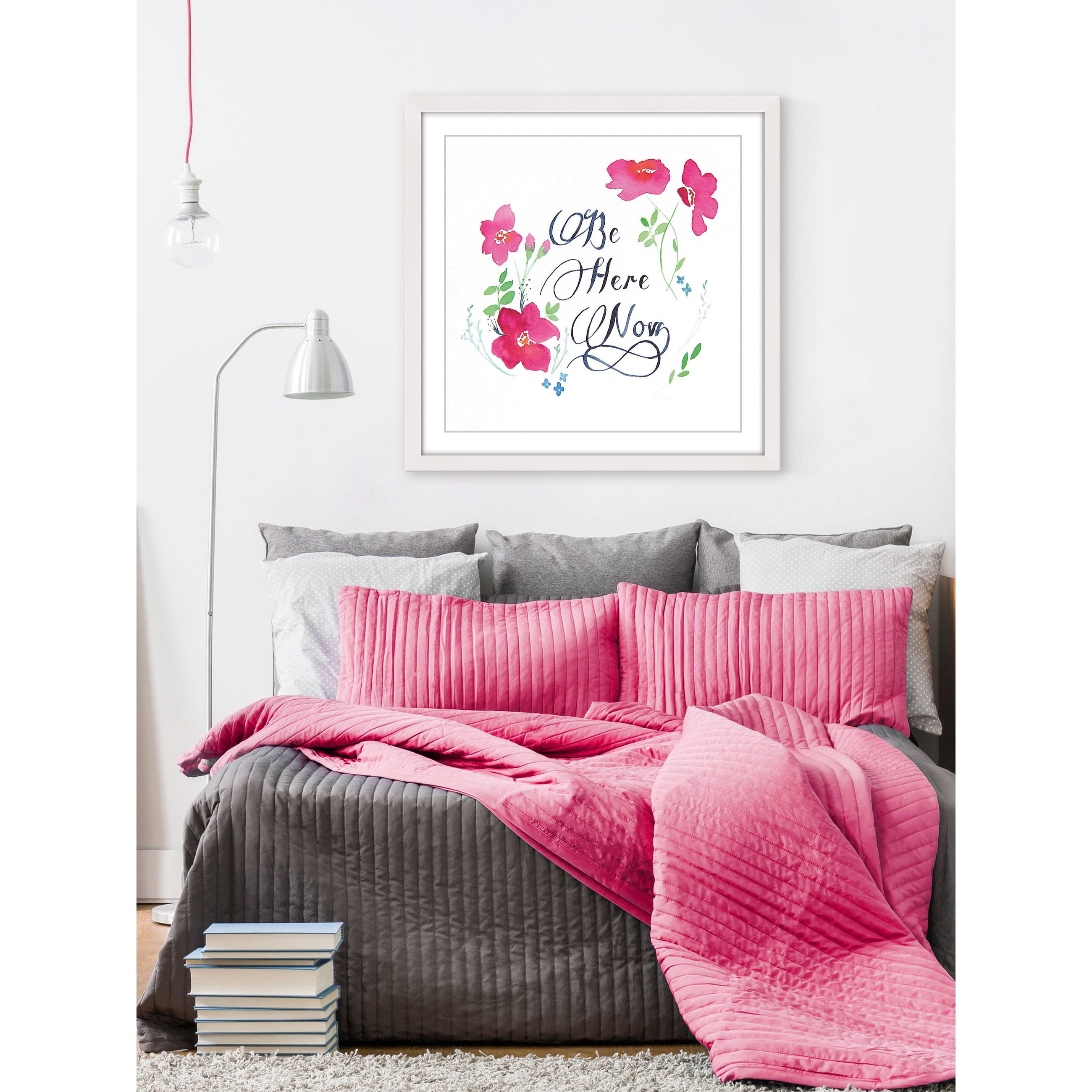 "Be Here Now" Framed Painting Print