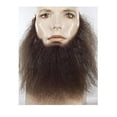 thumbnail image 1 of Morris Costumes LW1MBNRD 8 Po. Barbe Ondulée Complète, No.30 Brun Moyen avec Rouge, 1 of 1