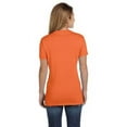 thumbnail image 2 of Branded Hanes Ladies 45 oz, 100% Ringspun Cotton nano-T V-Neck T-Shirt VINTAGE ORANGE 2XL (Instant Saving 5% more on min 2), 2 of 2