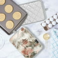 thumbnail image 5 of Yayeee Pot Holders Kitchen Heat Resistant with Pocket 7"x9.8" Cotton Oven Cooking Hot Pads, Red Mountain Pattern, 5 of 7