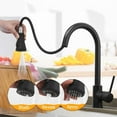 Touch the faucet Matte Black Kitchen 3Function Blade PullOut Mixer