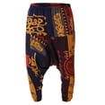 thumbnail image 1 of Zszcpp Linen Pants Men Loose Cotton Low Rise Ankle-Length National Print Relax Trousers Casual Trouser, 1 of 9
