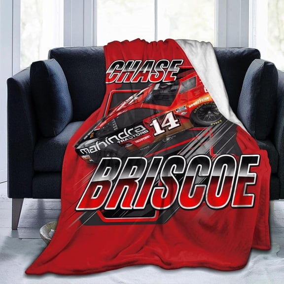 Chase Briscoe 14 Blanket Tapestry Sofa Bed Fuzzy Plush Luxury Flannel Super Cozy All Seasons Microfiber Warm Decorative Lightweight Bedroom