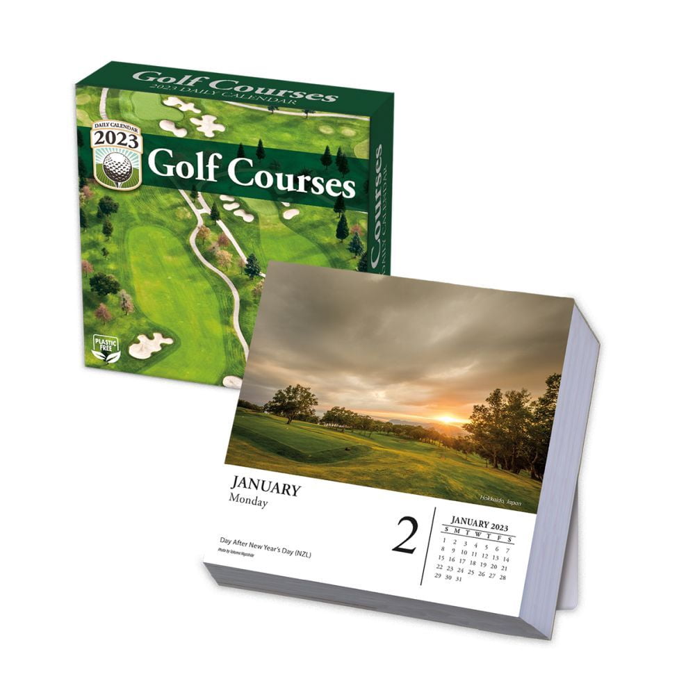 golf-courses-2023-desk-calendar-walmart-com