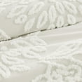 thumbnail image 2 of Bedding Sets 3 Piece Tufted Cotton Chenille Floral Comforter Set Off-White King/Cal King,Bed Sets, 2 of 11