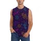 thumbnail image 1 of Balery Colorful Snake Camisetas sin mangas para hombre, absorbe la humedad y protege contra el mal olor.-Medium, 1 of 7