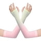 thumbnail image 1 of Qarigey 1 par de protección UV, mangas de brazo de refrigeración, protector solar para ciclismo, golf, voleibol, rosa, amarillo degradado Type3 NO3, 1 of 6