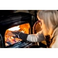 thumbnail image 2 of Guantes para chimenea RAPICCA, resistentes al calor, de piel negra, 2 of 7