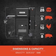 Masterbuilt Gravity Series 600 Digital Charcoal Grill and Smoker