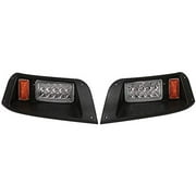 XJY Golf Cart EZGO TXT LED Headlights w/Bezels (Fits: 96-13)