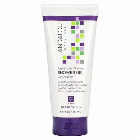 Andalou Naturals Shower Gel, Lavender Thyme - 8.5 fl oz