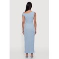 thumbnail image 3 of Women's Seashell Metallic Detail Side Slit Maxi Dress, 3 of 3