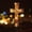 Bronze Cross, variant on Solar Cross Garden Stake Lights 38inch Outdoor Waterproof Memorial Garden Decor 2 Lighting Modes Cemetery Decorations for Grave for Remembrance Gifts & Sympathy Gifts (Blue Cross)
