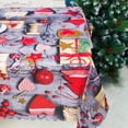 thumbnail image 4 of Decorative Christmas Tablecloths Cartoon Xmas Home Party Decorations Cartoon Xmas Festival Table Cover, 4 of 9