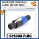 thumbnail image 5 of Scienceny 2 piezas Conector de altavoz Conductor Amplificador Adaptador de audio Reemplazo Accesorio de conexión de rendimiento profesional Artesanía, 5 of 6