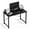 Black, variant on CONCETTA 40in Computer Office Desk, Writing Table for Small Spaces, Modern Style Home Office Desk, Rust Brown