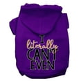 thumbnail image 5 of Pet Dog  Cat Hoodie Screen Printed, "I Literally Can't Even", 5 of 10
