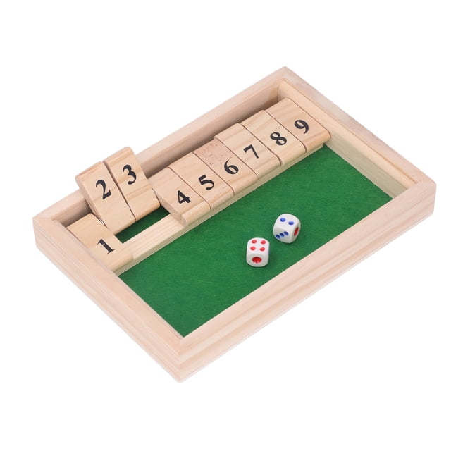 Flip Tile Board Game, Funny Dice Flip Tiles Game For Friends Gathering For Children Adult Green
