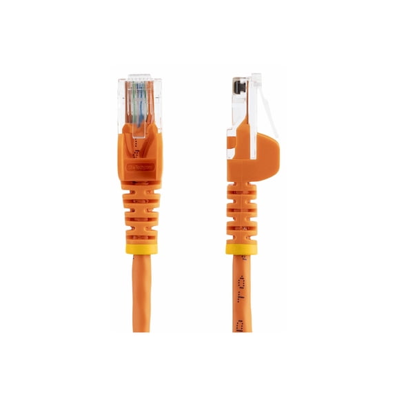 StarTech Snagless patch cable RJ-45 M 6ft UTP CAT5e Orange 45PATCH6OR