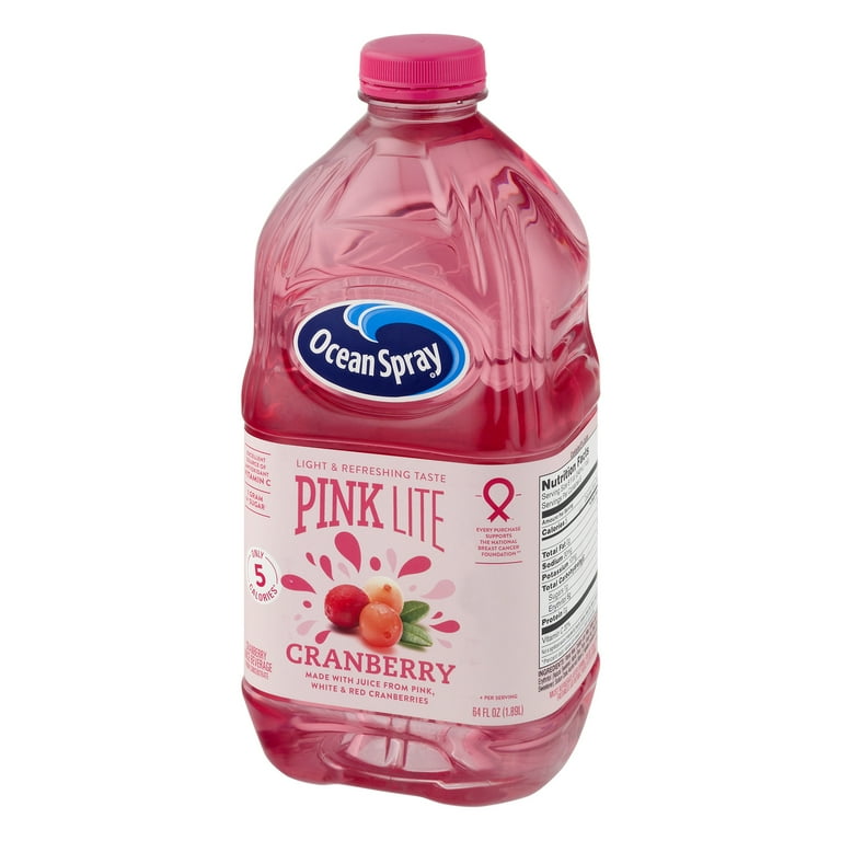 Ocean Spray Pink Lite Cranberry Juice Drink,64 fl oz - Walmart.com