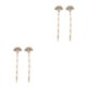 thumbnail image 4 of Minnieouse Palillos de pelo Vintage Charm Marker colgante DIY Chignon herramientas de estilismo accesorio de joyería regalos de Cosplay para Bronce antiguo 2piezas, 4 of 6