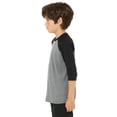 thumbnail image 3 of Bella + Canvas Youth 3/4-Sleeve Baseball T-Shirt - 3200Y, 3 of 3