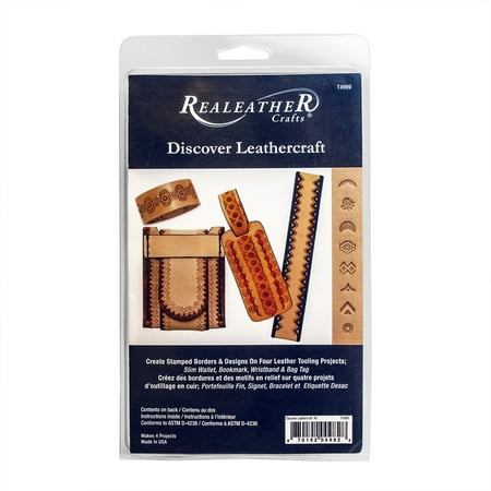 UPC: 0870192009828 | Realeather  Discover Leathercraft Kit