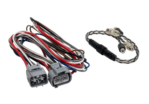 Scosche UAKPRCAB Amp Disconnect Package with Kwik Plug Power Connector and 2-Channel Weatherproof RCA to DIN Coupler 