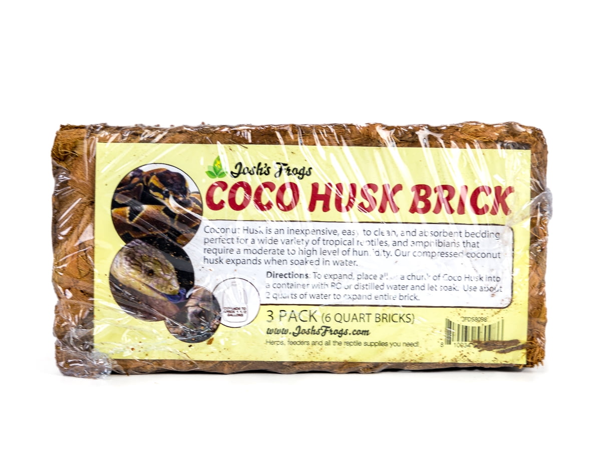 Josh's Frogs Coco Husk Brick (3 Pack)