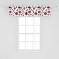 thumbnail image 2 of Ambesonne Flowers Window Valance, Romantic Roses Composition, 54" X 12", Green and Dark Pink, 2 of 3