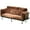brown, variant on 1/6 Scale Doll House Furniture Sofa Scene Display Accessory With Detachable Iron Framework And Space Saving Design