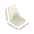thumbnail image 3 of Oefntac Stretch Chair Cover Soft Thick Pet Friendly Washable Dining Chair Slipcover Protector Kitchen Living Room, 3 of 6