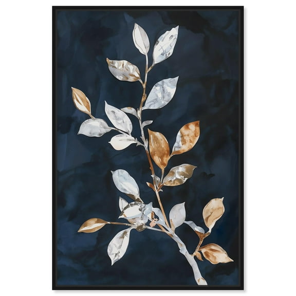 Art Remedy Abstract Botanicals Canvas, 10" x 15", Black Frame, Gleaming Branches I