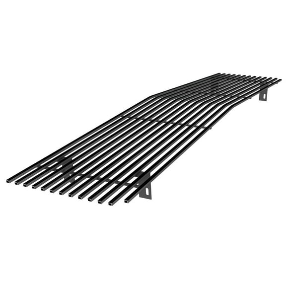 APS Compatible with Chevy GMC C K Pickup Suburban Blazer 1973-1980 Main Upper Stainless Steel Black 8x6 Horizontal Billet Grille Insert C85008J